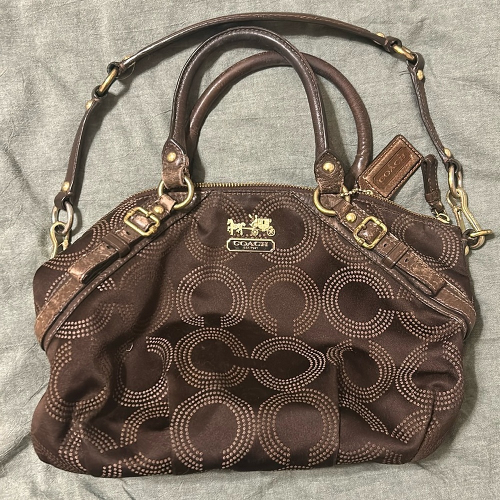 Brown Coach bag
